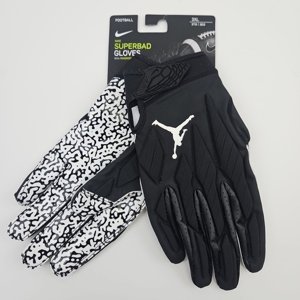 Nike Jordan Superbad 5.0 Padded Football Gloves Adult‎ Size 3XL CK3023-091 New